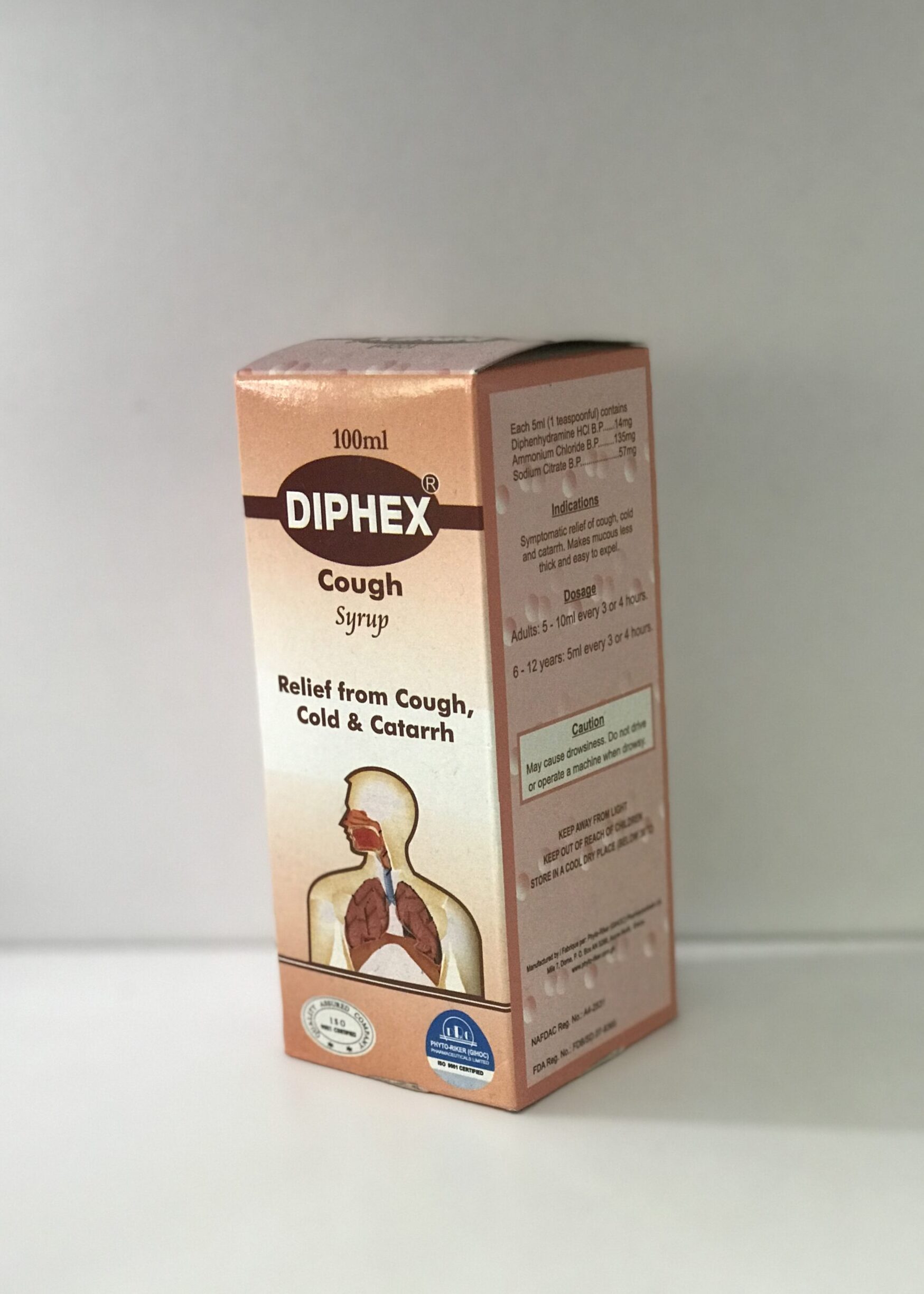 Diphex Cough Syrup - 100ml