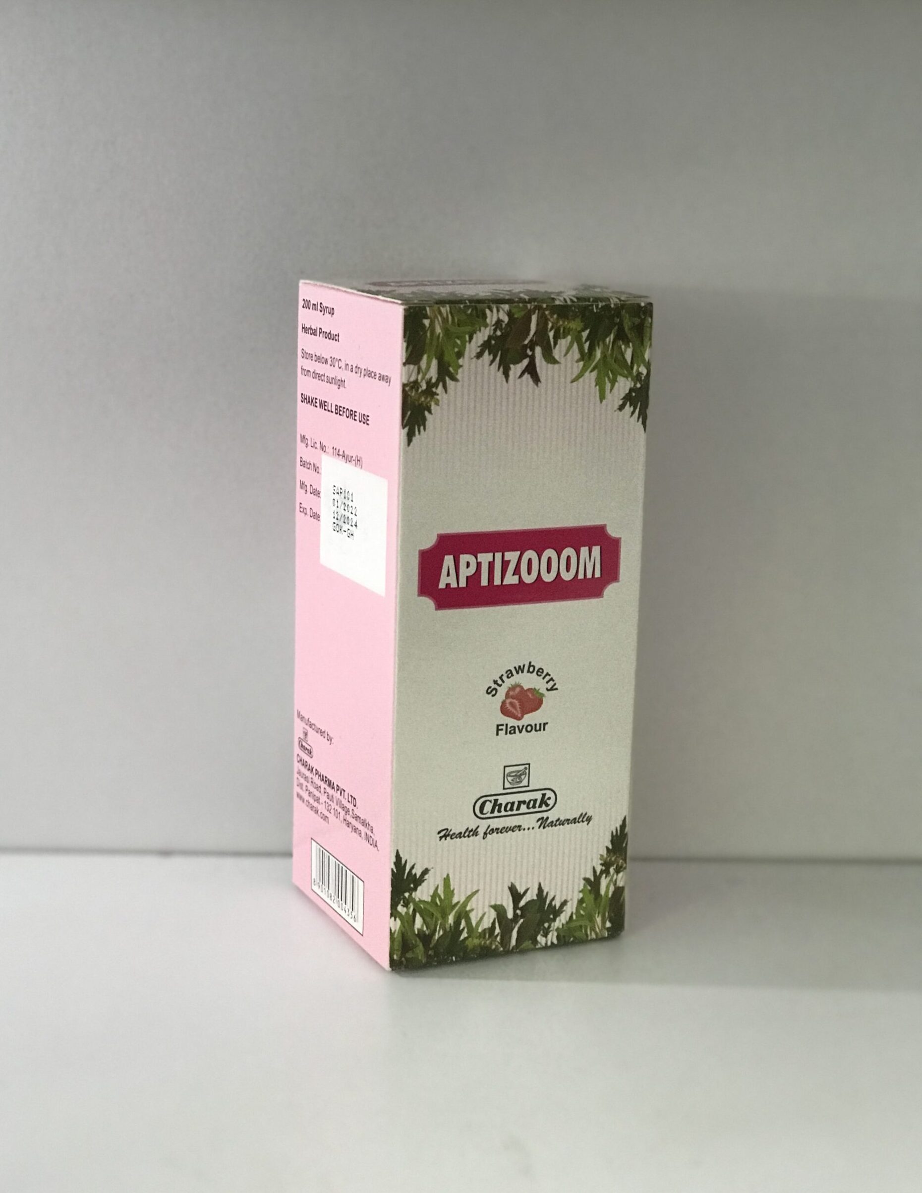 Aptizooom Syrup - Strawberry Flavour